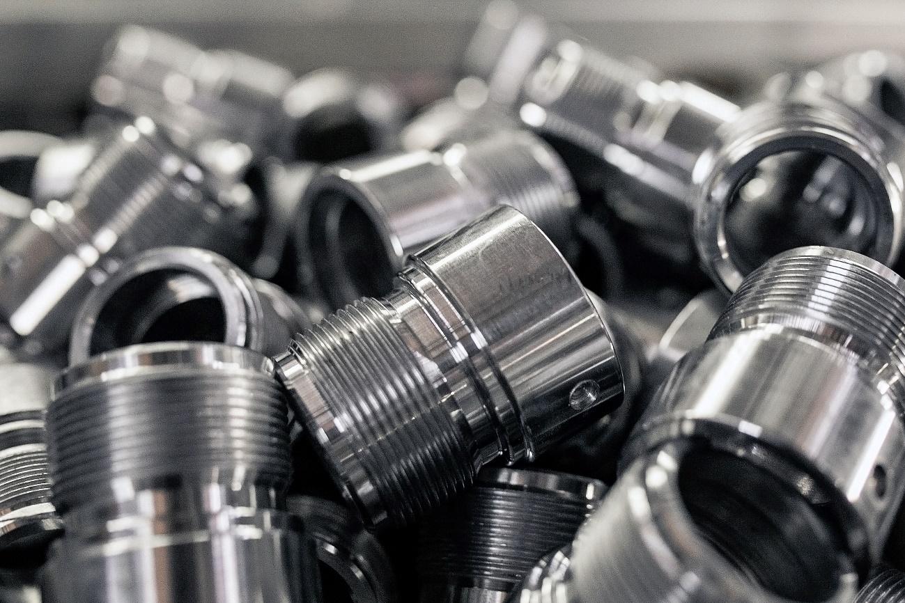 Peças usinadas em aço inox